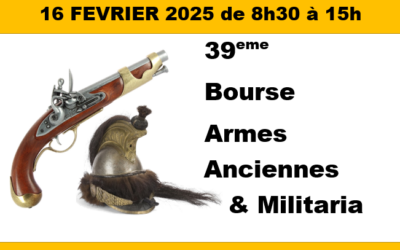 39ème bourse aux armes anciennes et Militaria 2025